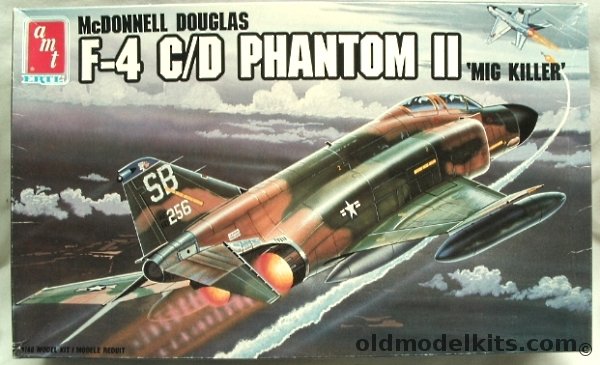 AMT 1/48 McDonnell Douglas F-4C / F-4D Phantom II 'Mig Killer' US or Spanish Air Force, 8875 plastic model kit